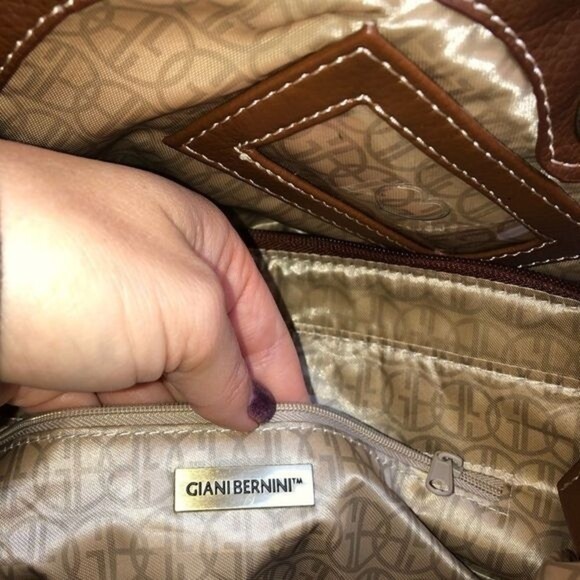 Gianni Bernini pebble NWT shoulder purse/tote - Picture 8 of 8